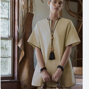 Tory Burch buddy stripe cotton tunic